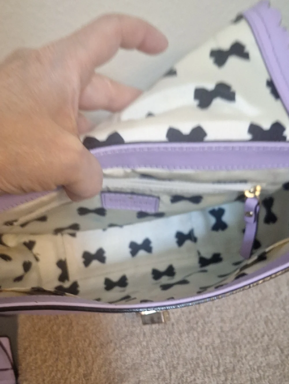 Kate Spade Lavender Lilac Purple Crossbody